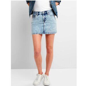 GAP 5 Pocket Mini Skirt in Acid Wash, 25 LN
